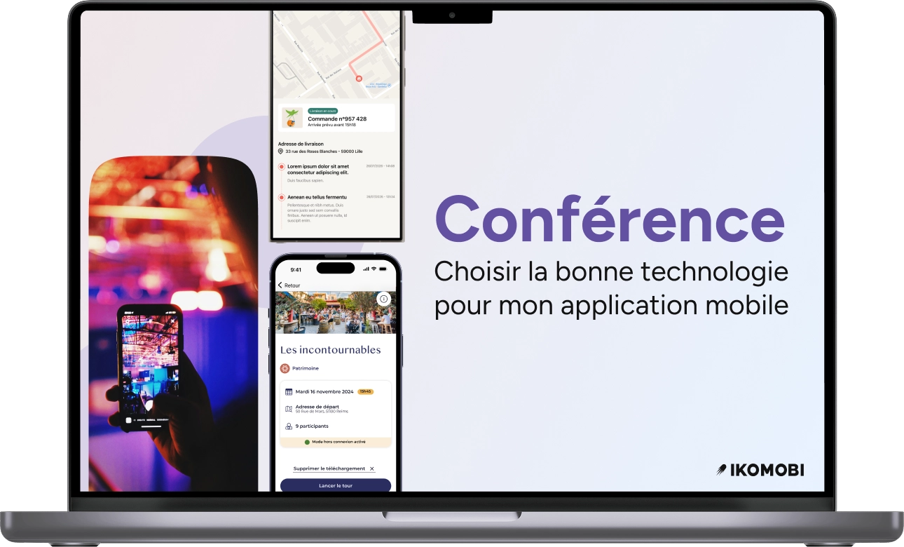 MacBook Pro affichant une diapositive